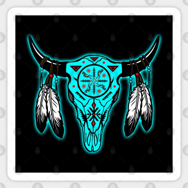 BUFFALO SKULL 3 Sticker by GardenOfNightmares